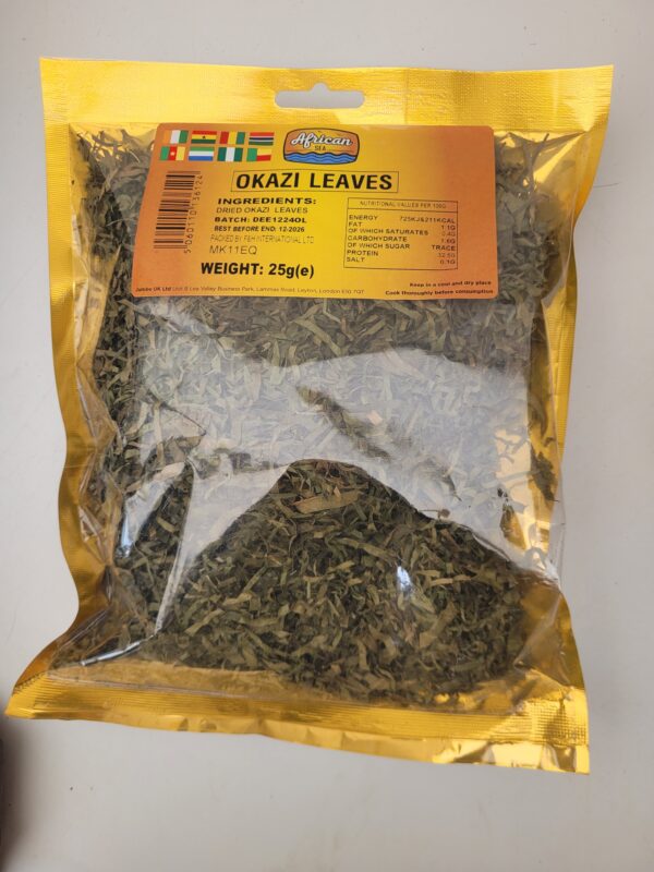 Dried Okazi leaves 25g*2