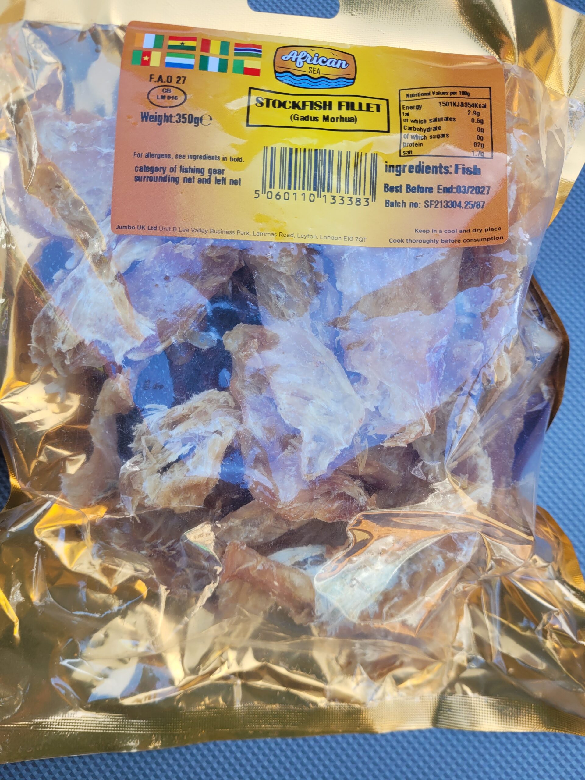 Naija Stockfish fillet 350g (Free Shipping) - Image 3