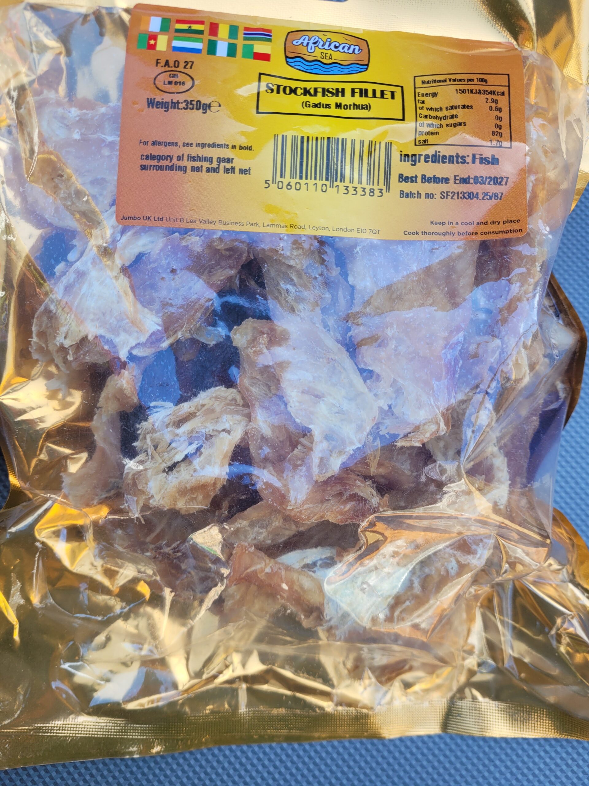 Naija Stockfish fillet 350g (Free Shipping) - Image 2