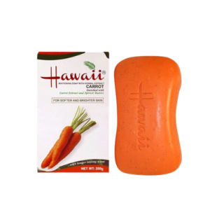 Hawaii Carrot Whitening Soap 200g pack of 2 (Free Shipping)