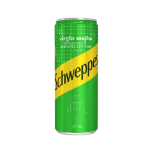Schweppes Virgin Mojito Non-Alcoholic Soft Drink 330ml