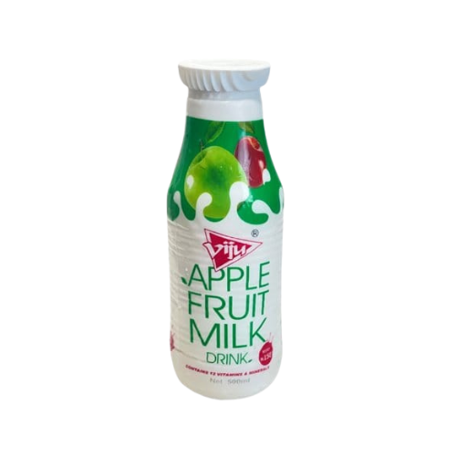 Viju Apple Fruit Milk Drink 500ml (Pack of 12) Free Shipping